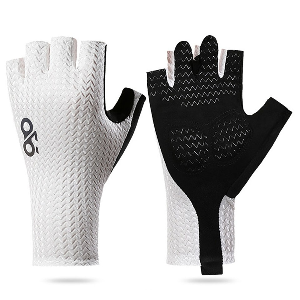 Cycling Glove Padded - Sommerliche Atmungsaktive Halbfinger-Fahrradhandschuhe Ultraleichte Rennrad-Handschuhe mit