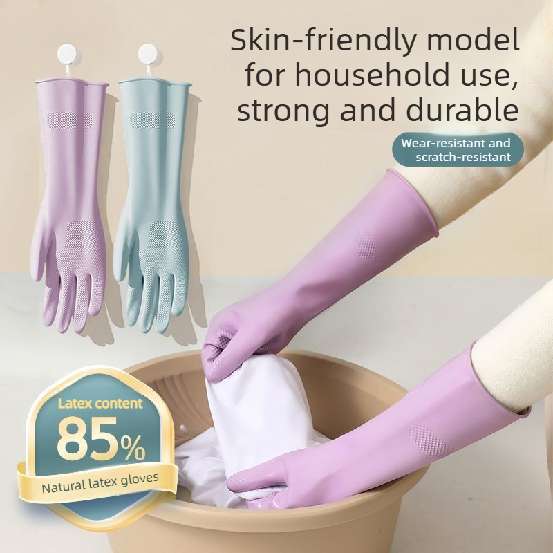 Latex-Geschirrspülhandschuhe,  – Dish Glove Rubber Bewertung und Preis