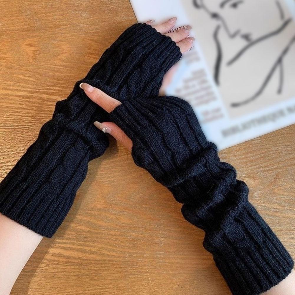 Mode Winter Lolita Lange Finge – Fingerless Glove Knit Bewertung und Preis