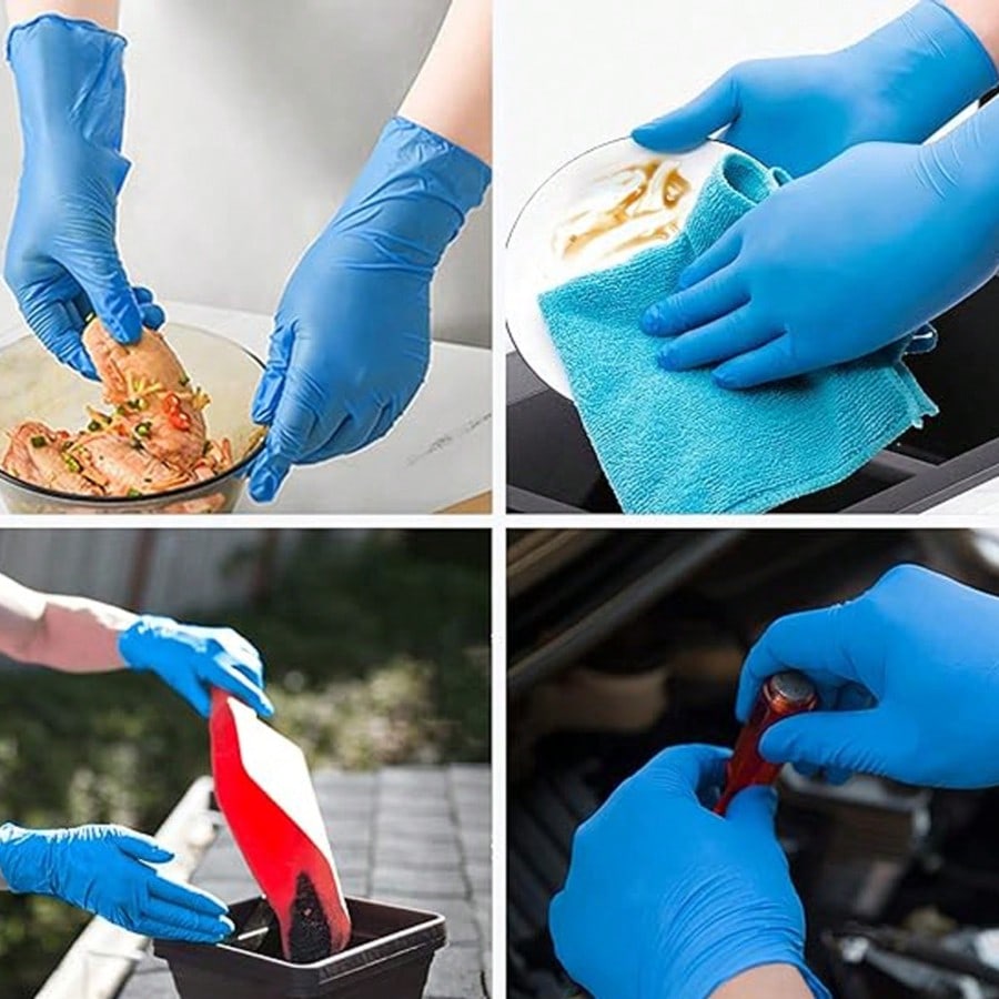 100 Stück strapazierfähige Nit – Nitrile Mechanic Glove Bewertung und Preis