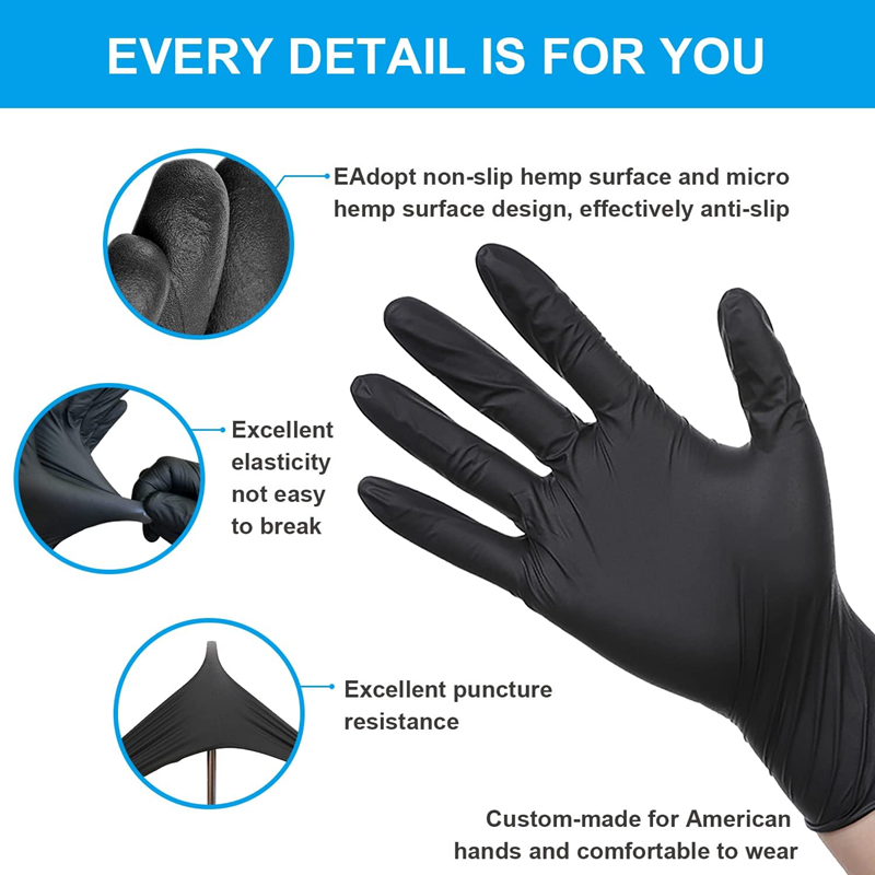 Einweg-Nitril-Handschuhe, wass – Latex Disposable Glove Bewertung und Preis