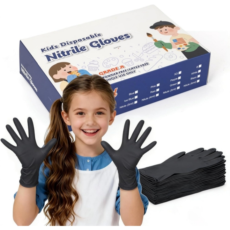 Schwarze Nitril-Einweghandschu – Latex Disposable Glove Bewertung und Preis