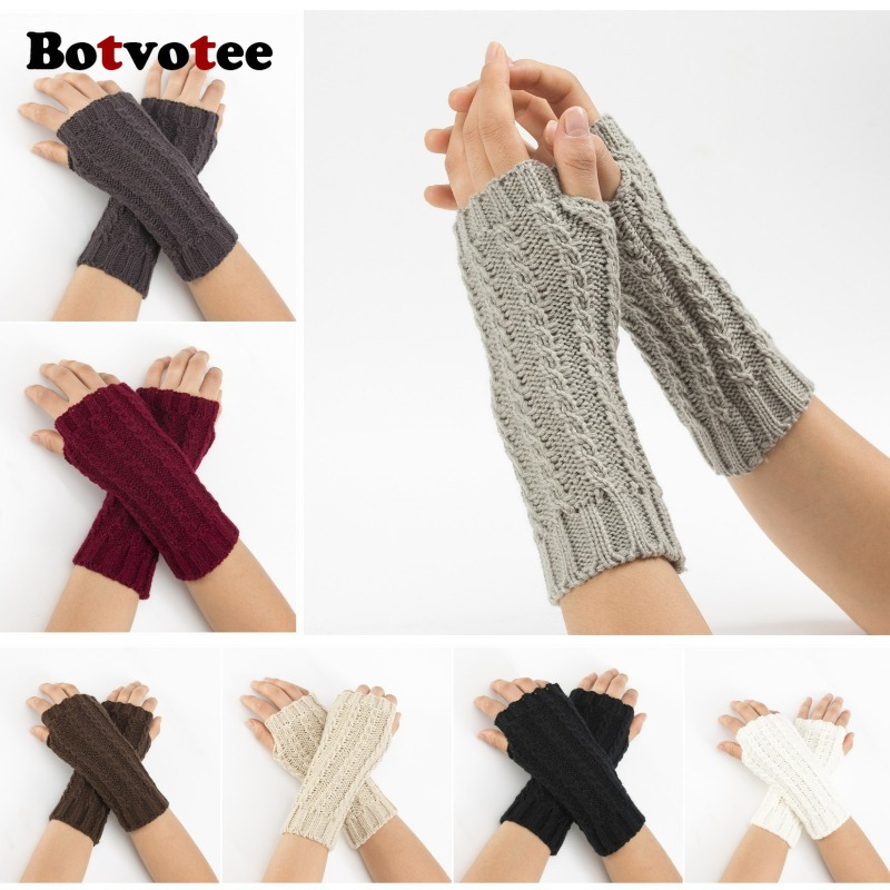 Botvotee Y2k Halbfinger-Winter – Fingerless Glove Knit Bewertung und Preis