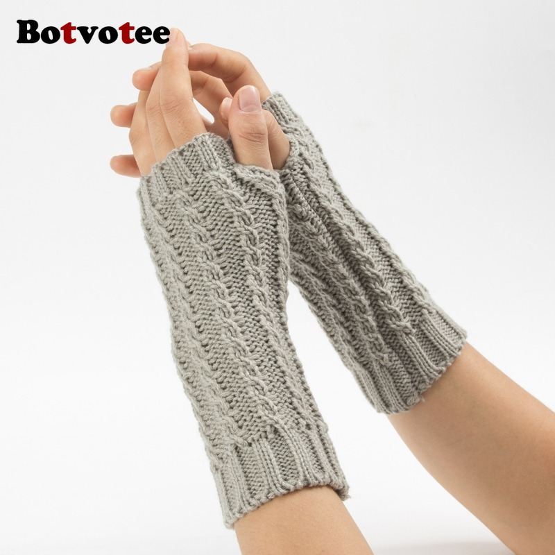 Botvotee Y2k Halbfinger-Winter – Fingerless Glove Knit Bewertung und Preis