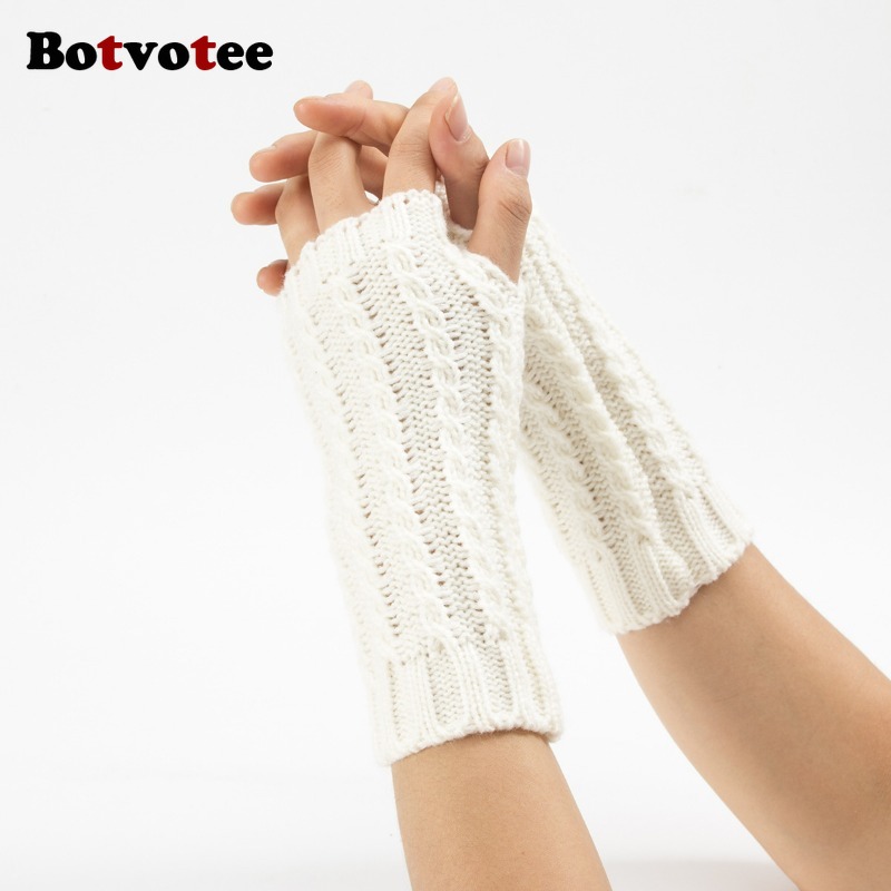 Botvotee Y2k Halbfinger-Winter – Fingerless Glove Knit Bewertung und Preis